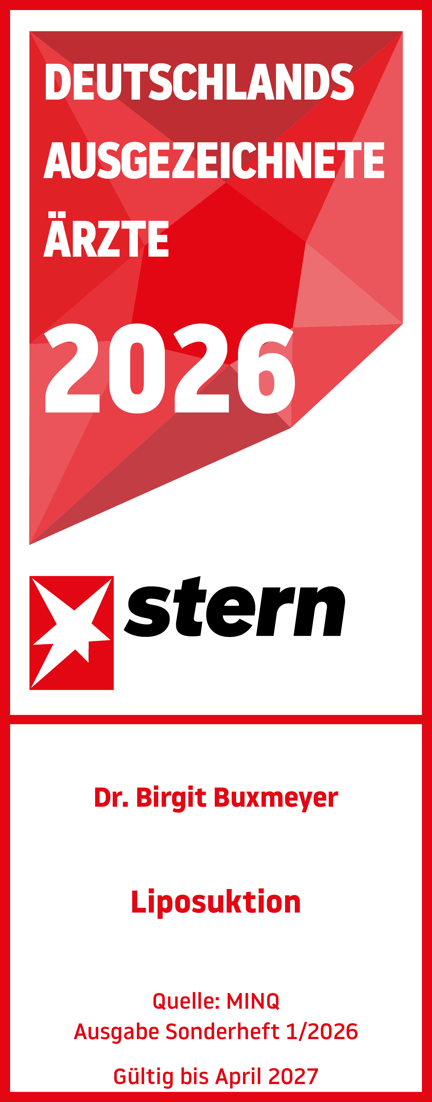 Stern Siegel Liposuktion