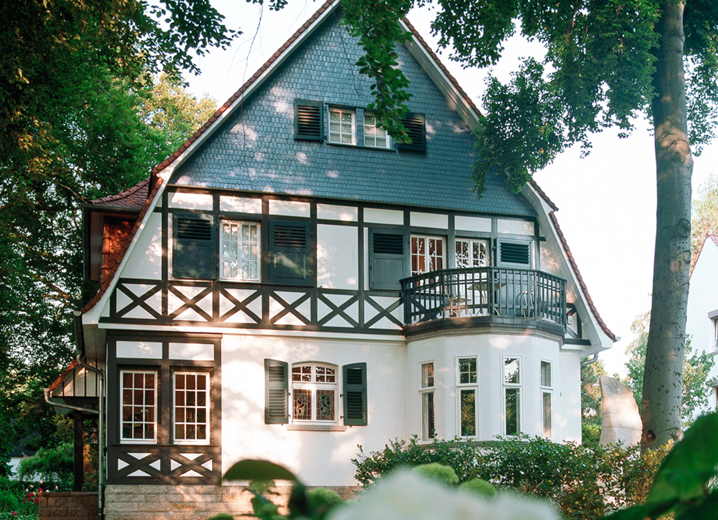 Ansicht der Rosenpark Jugendstilvilla